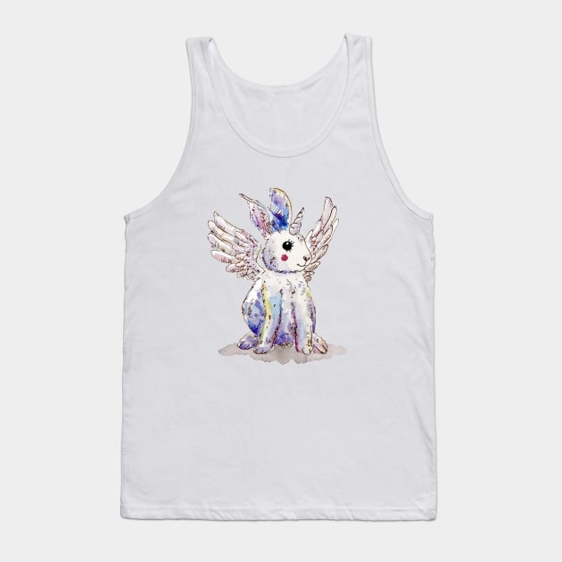 Pegasus Alicorn Bunny Tank Top by aquabun